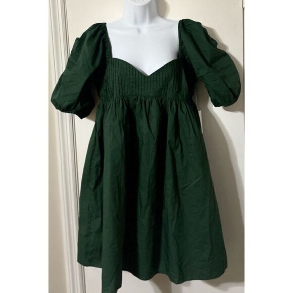 Tuckernuck HYACINTH HOUSE
Emerald Puff Sleeve Sasha Mini Dress Size M - Picture 5 of 5